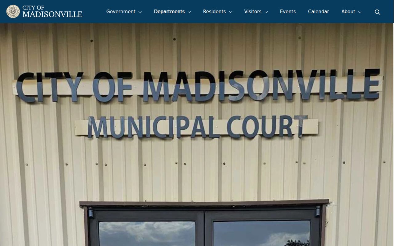 Madisonville court docket and municipal court page